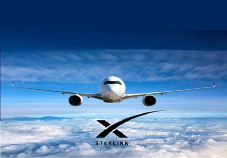 Starlink пасажирський літак