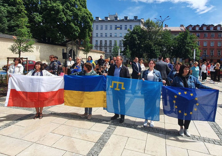 Краків сквер вільна Україна