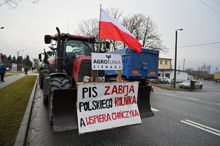 польща фермери протест